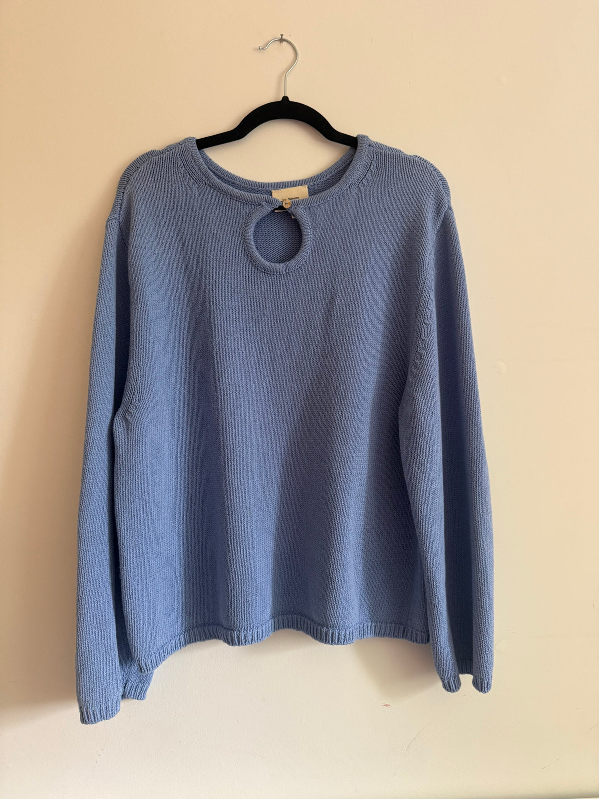 The Sylvie Sweater - Blue Cotton