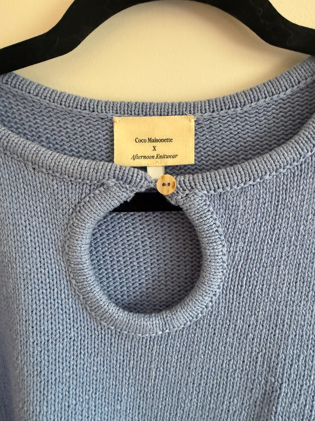 The Sylvie Sweater - Blue Cotton
